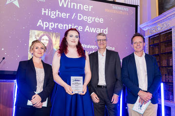 Jessie Weavers-Medina receiving Awards 2025